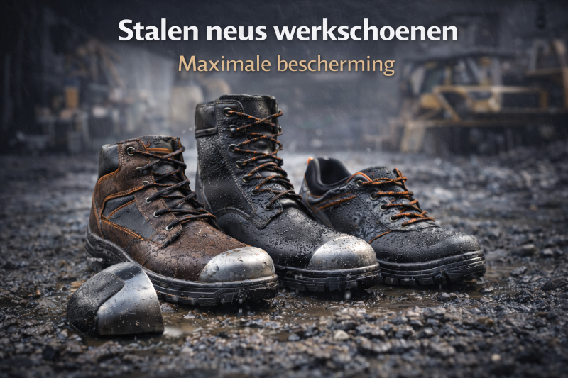 Stalen neus werkschoen